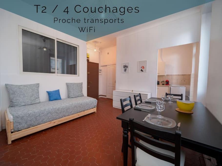 Appartement Tout Equipe 4 Couchages Belle De Mai Marseille Exteriér fotografie